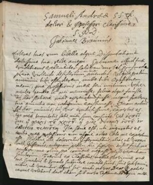 5 lat. Briefe, Groningen 1681–1692