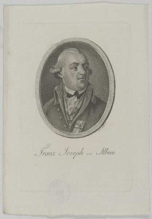 Bildnis des Franz Joseph von Albini