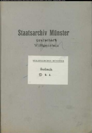 Absteinung der an Gütern gründischer Untertanen stoßenden herrschaftlichen Waldungen durch Nassau-Dillenburg