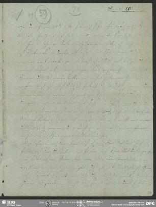 Eigenh. Brief von Auguste von Flotow an August Wilhelm von Schlegel, Bonn, 20.07.1841