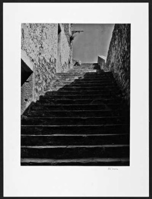 Griechenalnd. Nauplia. Treppen auf der Palamidi-Festung (?)