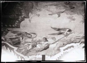 Klosterkirche; Deckenbild im Schiff, Ausschnitt