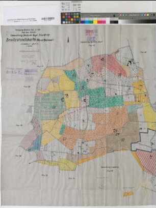 Beckum (Beckum), Umlegung Beckum-Ost, Besitzstandskarte Bl.2 -neuer Bestand