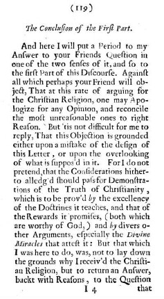 The Conclusion of the First Part.