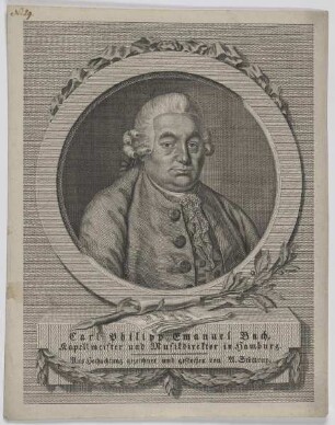 Bildnis des Carl Philipp Emanuel Bach