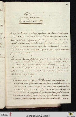 Positiones ex jure Ecclesiastico privato de Personis et Rebus ecclesiasticis.