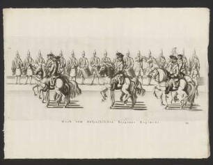 Noch vom Anspachischen Dragoner Regiment.