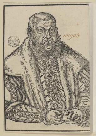 Bildnis des Joachim Hektor II., Folio verso