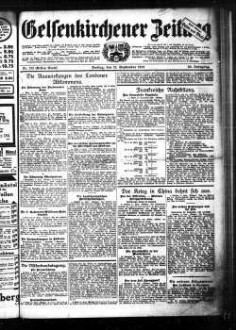 Gelsenkirchener Zeitung. 1902-1940