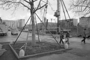 Tiefgarage am Festplatz. Neubau