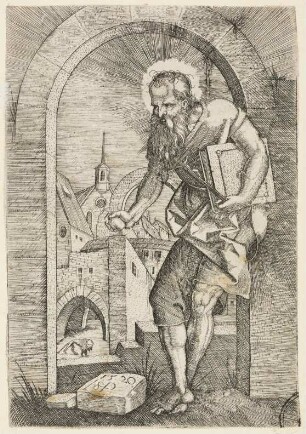 Der heilige Hieronymus unter dem Bogen