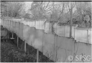 Mauerfall, Potsdam, Klein Glienicke, Grenzanlage.