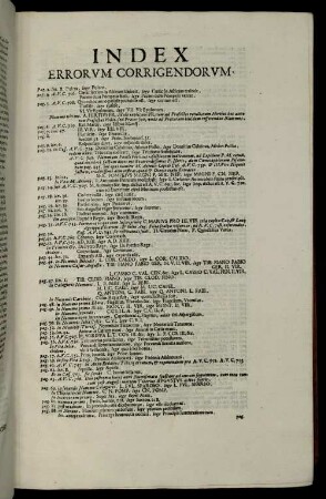 Index Errorum Corrigendorum.