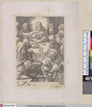 [Das letzte Abendmahl; The last supper]