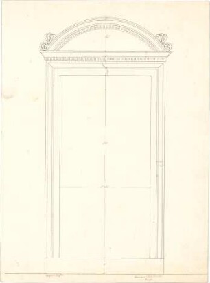 Stegmann, Carl von; Italien; Österreich; Bauaufnahmen, Ornamentstudien - Santa Maria dei Miracoli in Venedig (Detail)