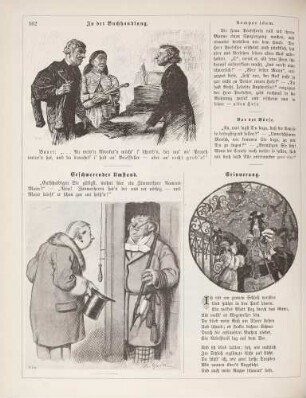 "In der Buchhandlung" "Erschwerender Umstand" "Erinnerung"