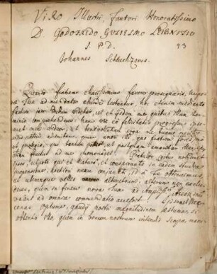 Nr. 46: Brief von Johann Scheuchzer an Gottfried Wilhelm Leibniz, Zürich, 15.2.1713