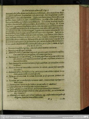 Caput IX. De inventario, ab administratore calculatoribus exhibenda