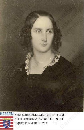 Millet, Agnesia Susanne geb. Eisenberg (1809-1875) / Porträt, leicht linksblickendes Brustbild