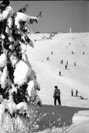 Feldberg: Skiläufer auf dem Feldberghang