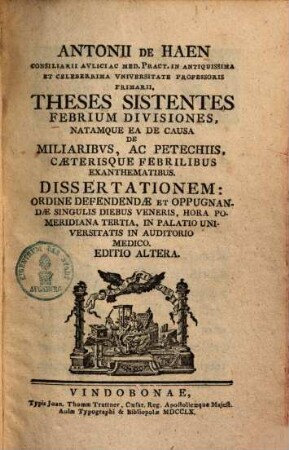 Theses sistentes febrium divisiones ...
