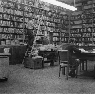 Leser in einer Fachbibliothek