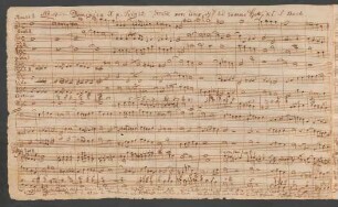 1. Coro: Nimm von uns, Herr, du treuer Gott
