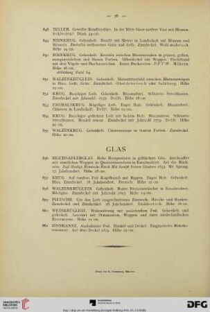 Glas (Nr. 856-861)