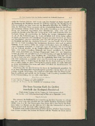 Der limes Saxoniae Karls des Großen innerhalb des Kirchspiels Bornhöved