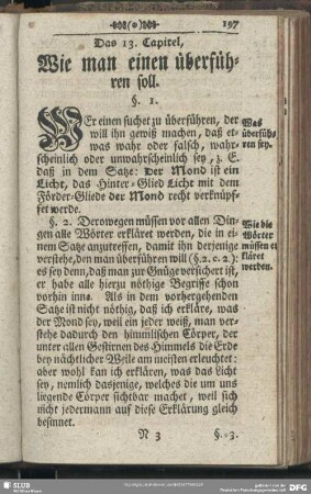 Das 13. Capitel, Wie man einen überführen soll