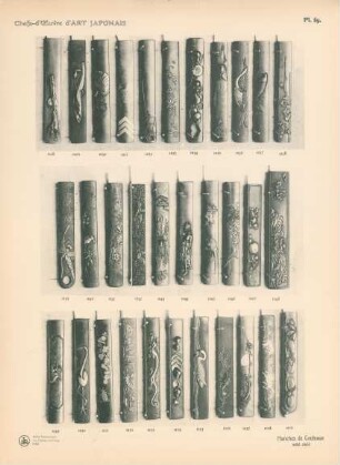 Pl. 89. Manches de couteaux