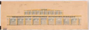 Läden am Zoo, Berlin Umbau: GDA-Läden, Ansicht Schaufensterfront 1:50