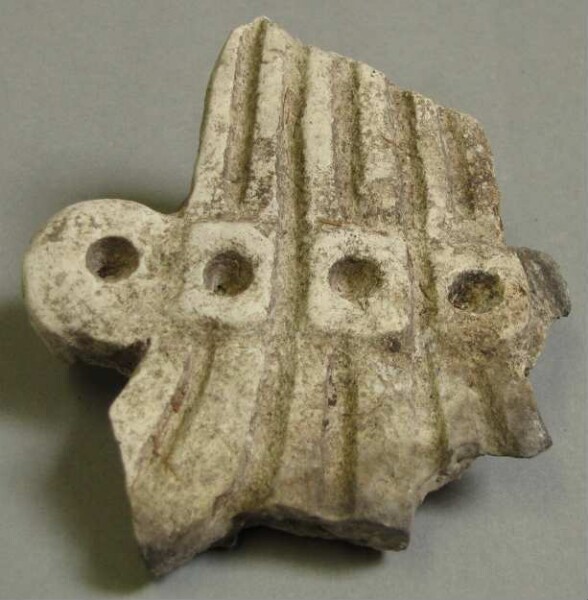 Fragments of mortar figures or ornaments