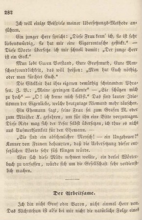 Der Arbeitsame