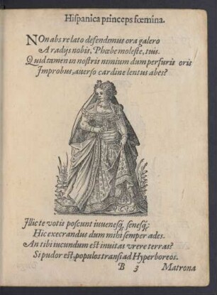 Hispanica princeps foemina.