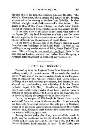 Leith and Granton