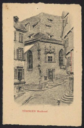 484, Tübingen. Musiksaal.