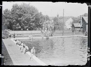 Das Freibad der Arbeitersportler in Markersbach : Das Freibad der Arbeitersportler in Markersbach