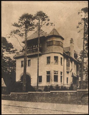 Wohnhaus, Berlin (?): Ansicht einer Villa