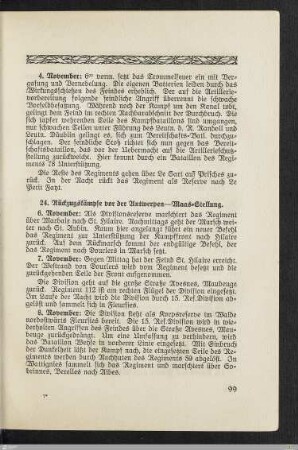 24. Rückzugskämpfe vor der Antwerpen-Maas-Stellung