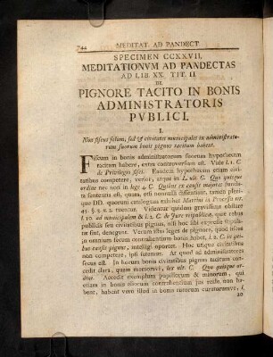 744-748, Sp. 227. De Pignore tacito in bonis administratoris publici