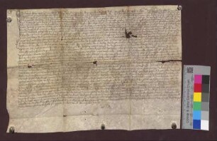 Kaufbrief für Hans Gredter von Wiechs über Zinsen zu Maulburg.