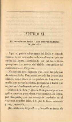 Capítulo XI. El carabinero indio ...