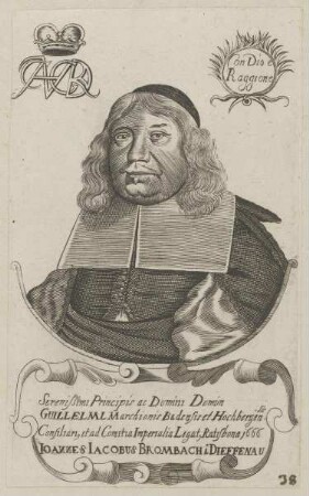 Bildnis des Ioannes Iacobus Brombach á Dieffenau