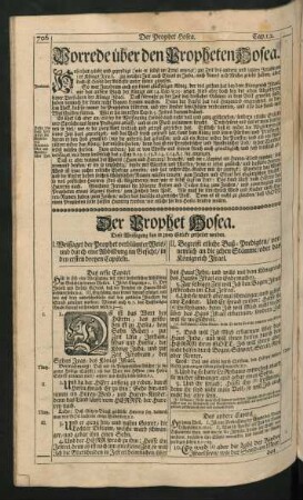Vorrede über den Propheten Hosea