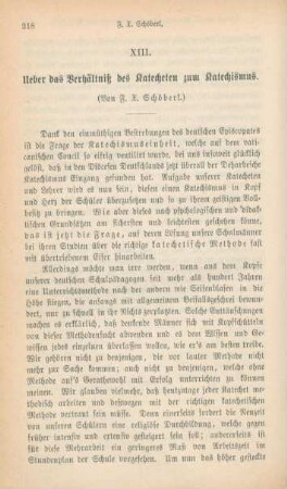 218-233 Ueber das Verhältniß des Katecheten zum Katechismus