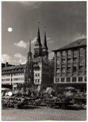 Nürnberg, Hauptmarkt und Schöner Brunnen