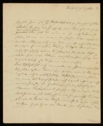 12: Brief von Gottlieb Hufeland an Gustav Hugo, Landshut, 19.9.1807