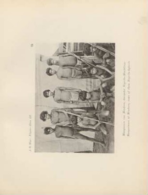 19. Mangianen von Mindoro, darunter Negrito-Mischlinge = Manguianes of Mindoro, some of them Negrito-hybrids