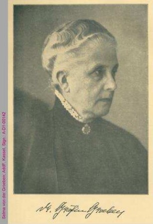 Porträt von Selma von der Groeben